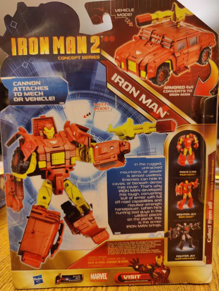 Iron Man Transformers Jeep - Hasbro action figure collectible [Barcode 653569531456] - Main Image 4