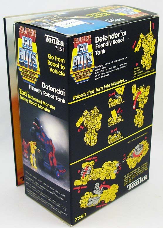 Defendor - Tonka (Super GoBots) action figure collectible [Barcode 041469072511] - Main Image 4