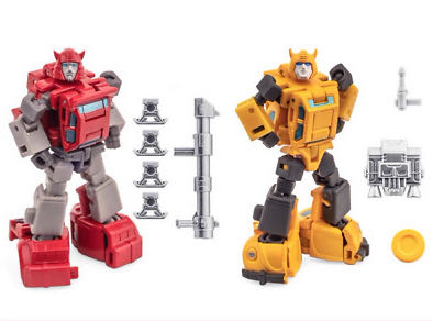 Herbie (Bumblebee) & Vanishing Point (Cliffjumper) 2-Pack - Newage (The Transformers) action figure collectible [Barcode 2021050401] - Main Image 2