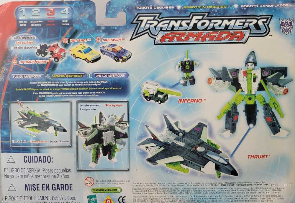 Thrust With Inferno - Hasbro (Armada) action figure collectible [Barcode 076930807309] - Main Image 3