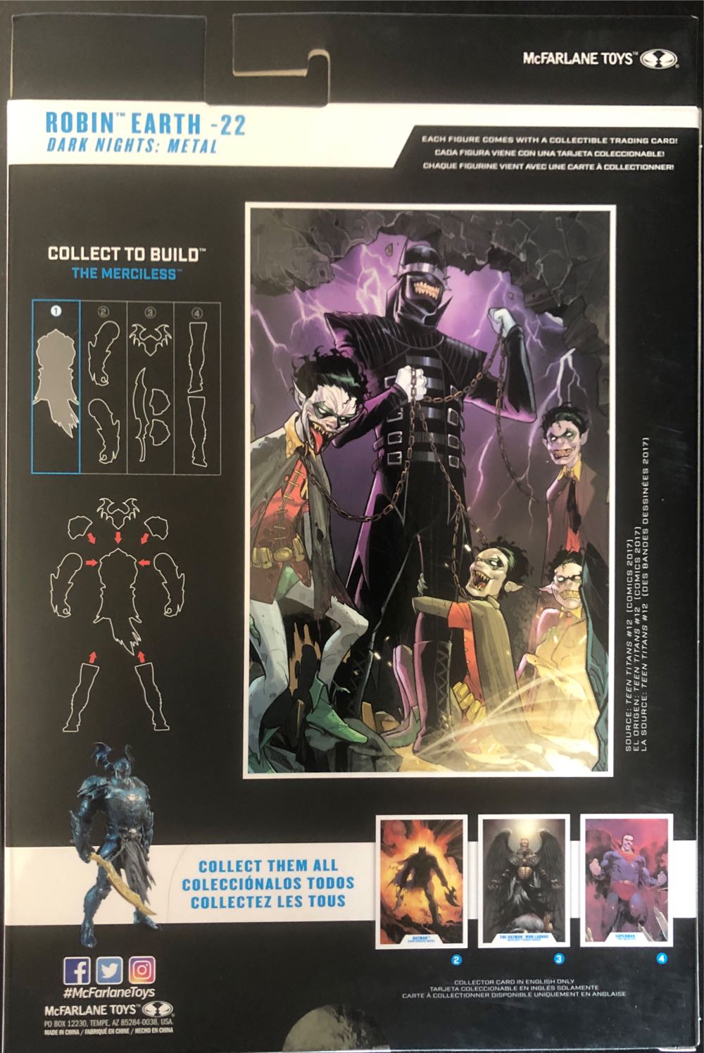 Robin Earth - 22 DC Multiverse Dark Knights: Metal - McFarlane Toys (Dark Knights Metal) action figure collectible [Barcode 787926154221] - Main Image 2