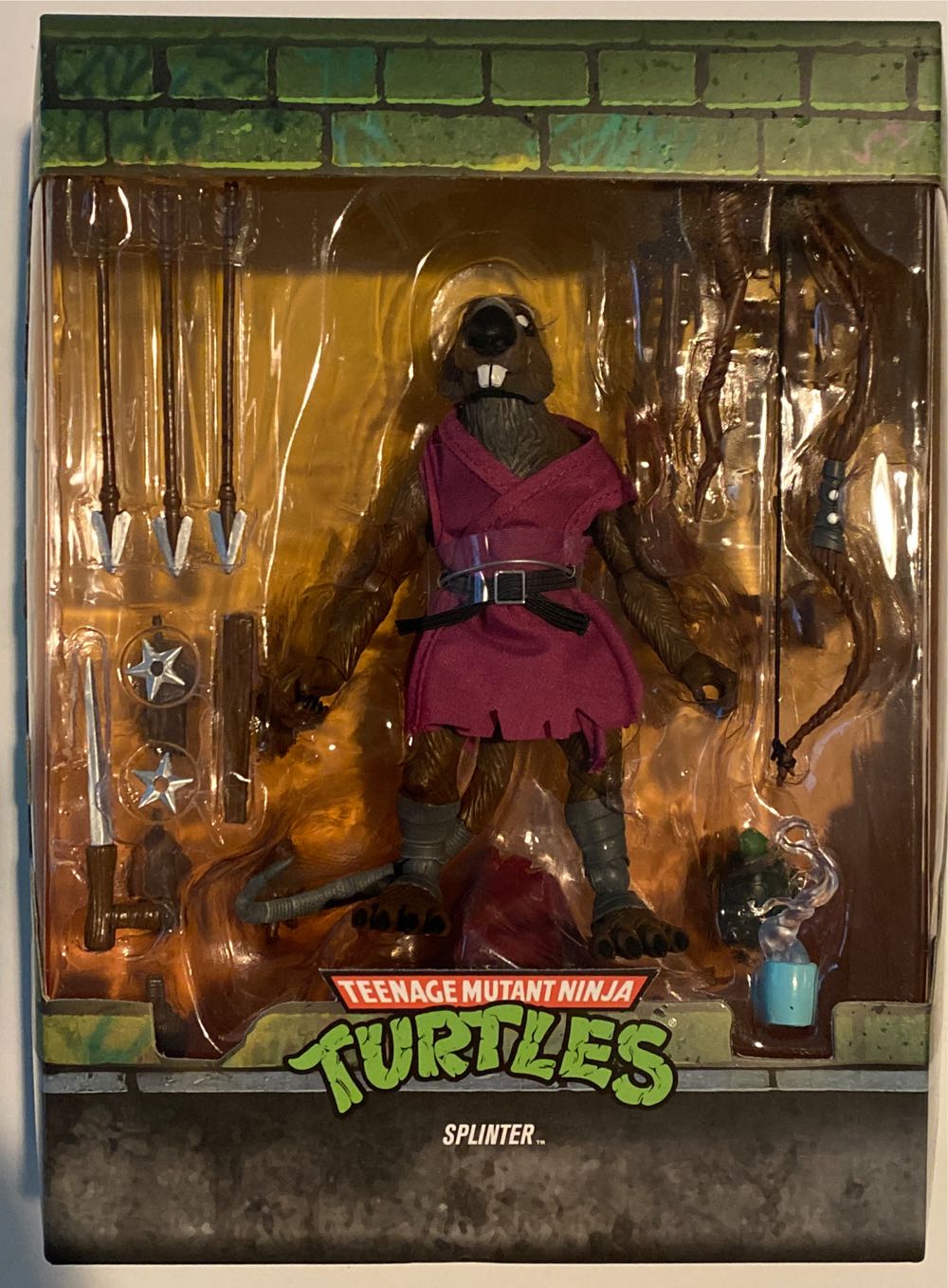 Splinter - Super7 (Teenage Mutant Ninja Turtles) action figure collectible [Barcode 840049811614] - Main Image 2