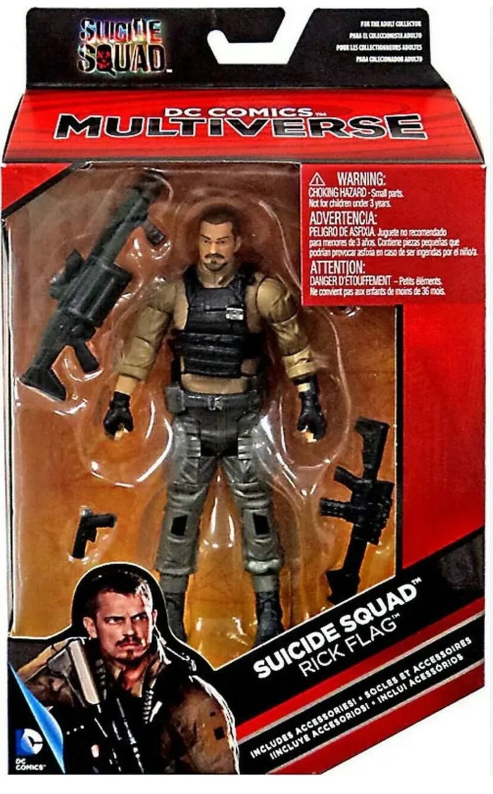 Rick Flag - Mattel (DC Comics Multiverse Suicide Squad) action figure collectible - Main Image 2
