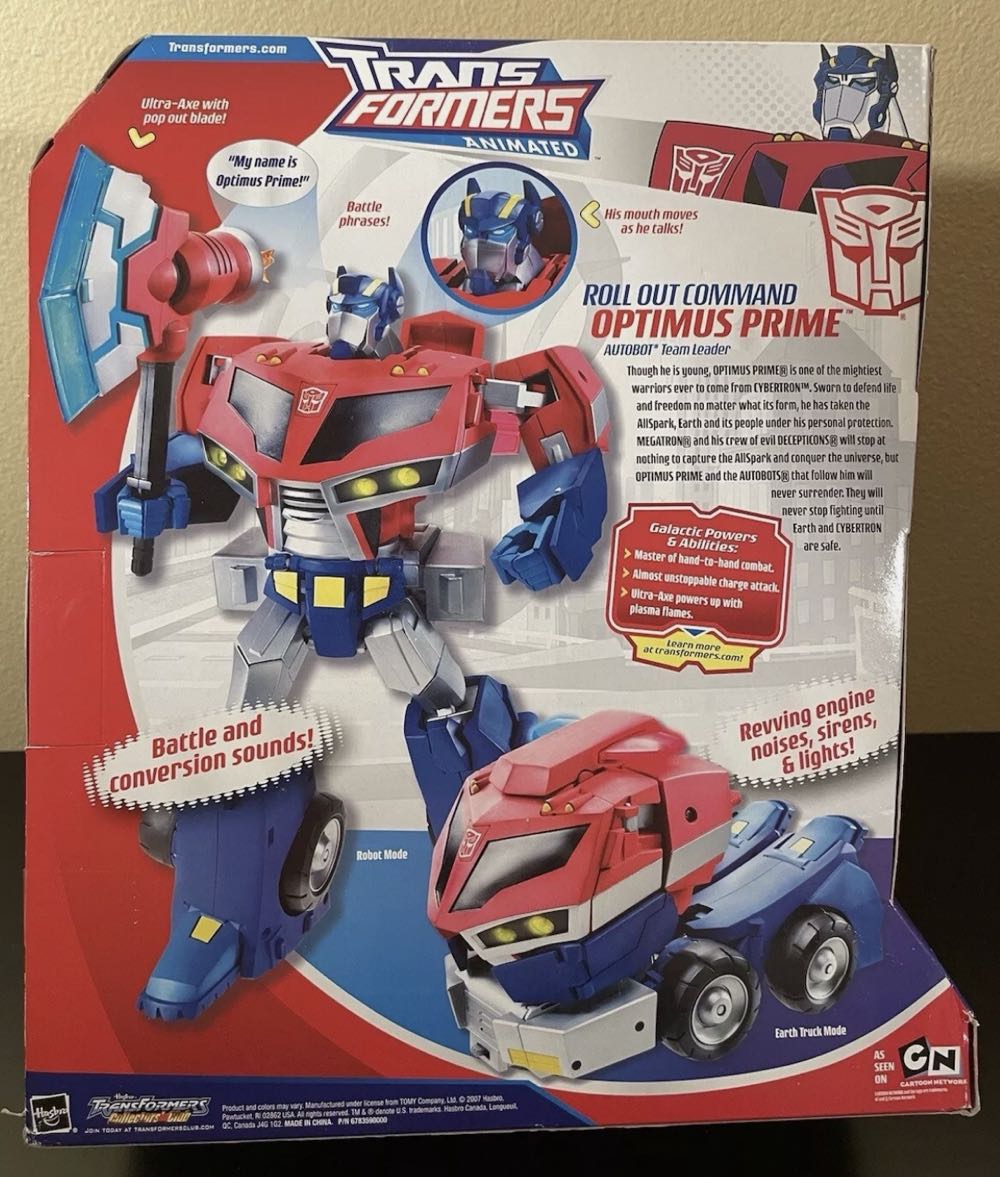 Transformers Animated Optimus Prime - Hasbro (Transformers Animated) action figure collectible [Barcode 653569308089] - Main Image 2