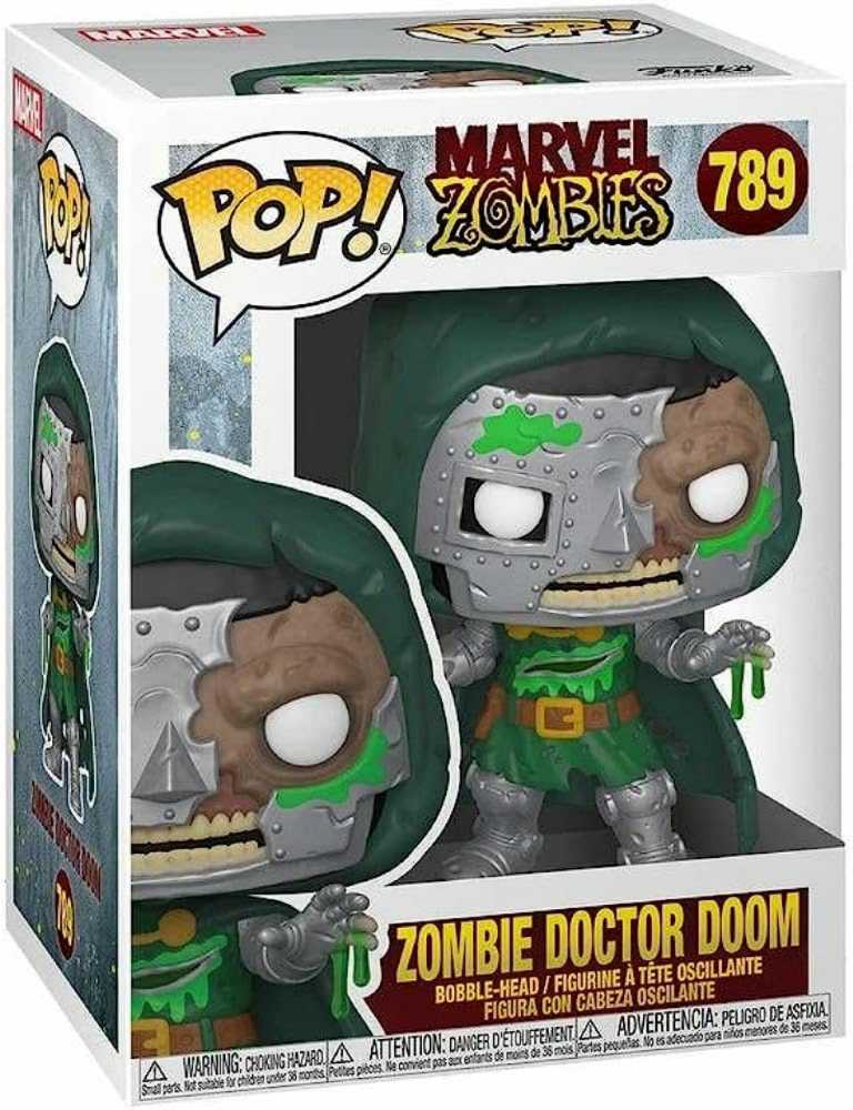 Funko Marvel Zombies 789 Zombie Dr. Doom - Funko Pop! Marvel Zombies (Marvel Zombies) action figure collectible [Barcode 889698543842] - Main Image 3