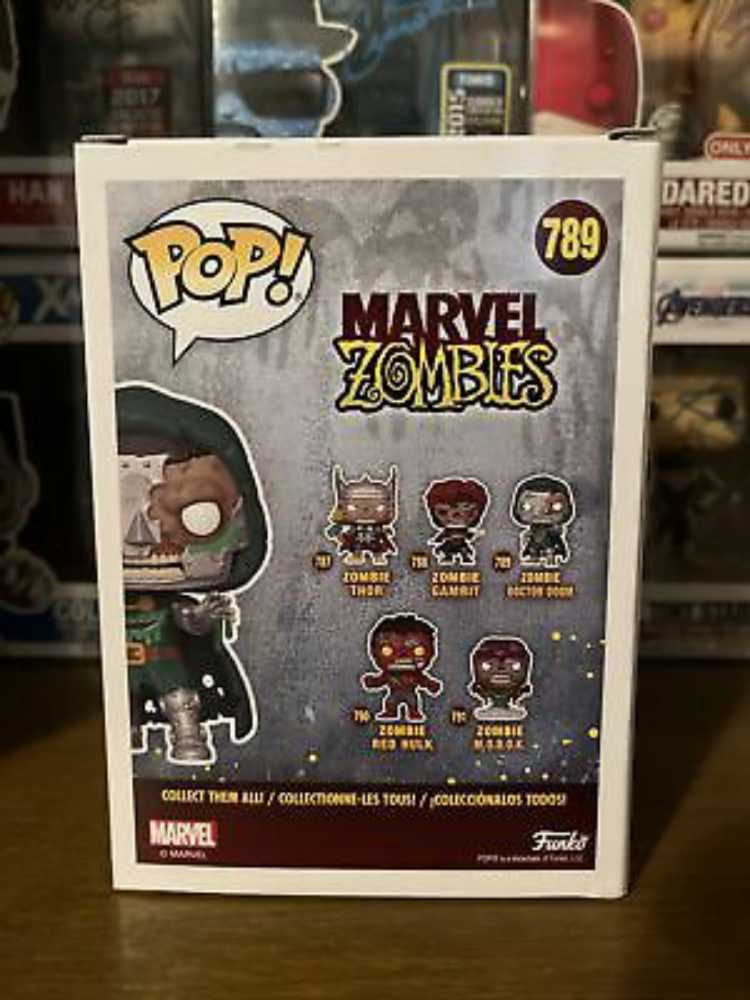Funko Marvel Zombies 789 Zombie Dr. Doom - Funko Pop! Marvel Zombies (Marvel Zombies) action figure collectible [Barcode 889698543842] - Main Image 4