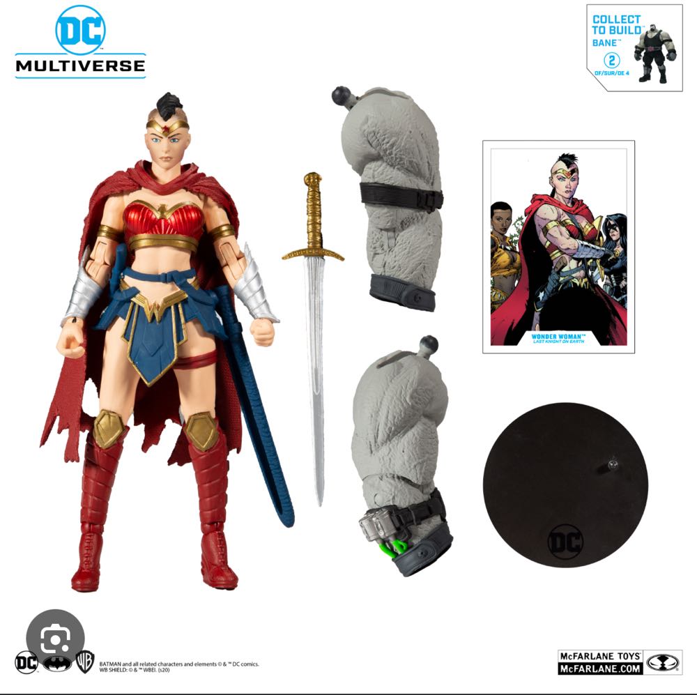 Mcfarlane DC Multiverse Wonder Woman Last Knight on Earth BAF Bane - McFarlane Toys™ (Comic Book) action figure collectible - Main Image 3