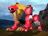 Power Rangers Super Mega Force Wild Force Red Lion - Bandai (Power Rangers Super Mega force) action figure collectible - Main Image 3