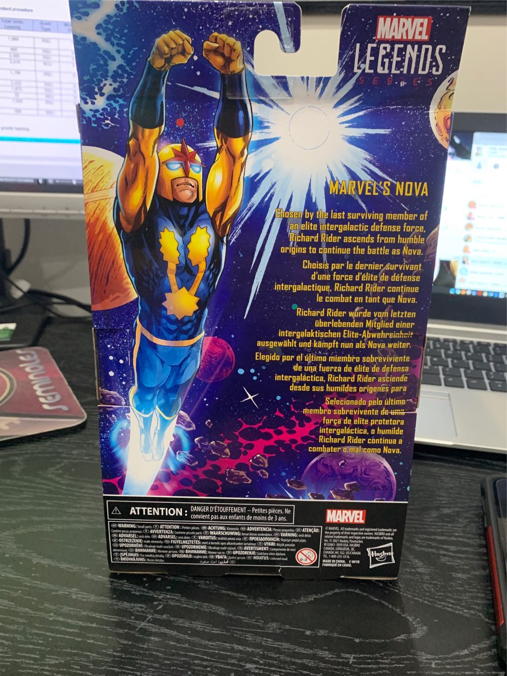 Marvel Legends Nova - Hasbro (Marvel Legends Exclusives Series) action figure collectible [Barcode 5010993839179] - Main Image 2
