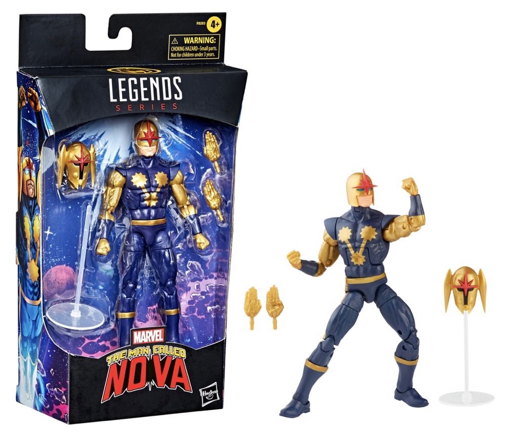 Marvel Legends Nova - Hasbro (Marvel Legends Exclusives Series) action figure collectible [Barcode 5010993839179] - Main Image 4