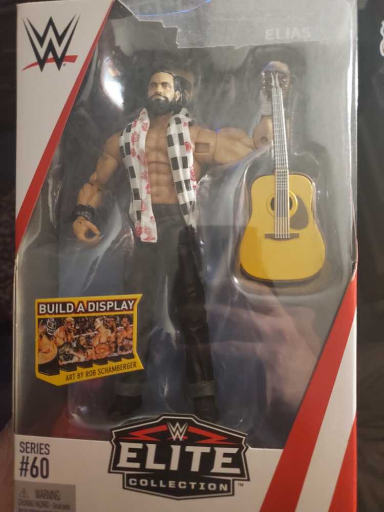 Elias - Mattel (WWE Elite Series #60) action figure collectible [Barcode 887961572490] - Main Image 1