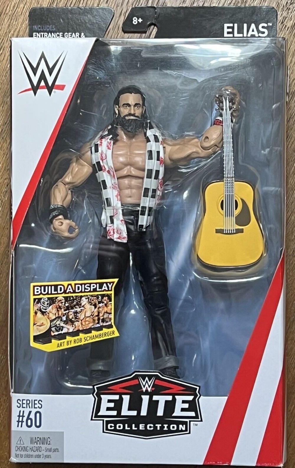 Elias - Mattel (WWE Elite Series #60) action figure collectible [Barcode 887961572490] - Main Image 2