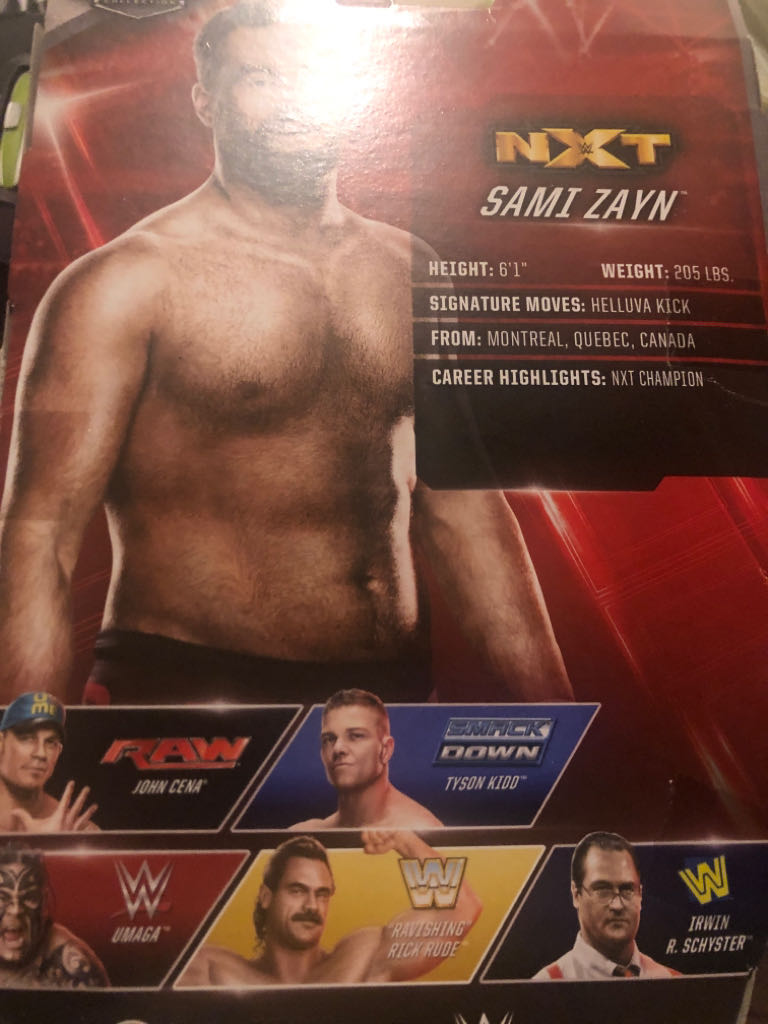 WWE: Sami Zayn - Mattel (WWE Elite Collection Series) action figure collectible [Barcode 887961233056] - Main Image 2
