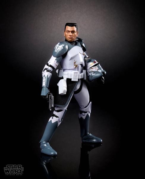Clone Commander Wolffe - Hasbro (Red & Black Line) action figure collectible [Barcode 630509658169] - Main Image 3