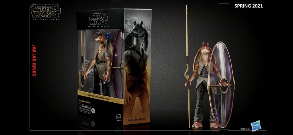 Jar Jar Binks - Hasbro (SW BS The Phantom Menace) action figure collectible [Barcode 5010993782680] - Main Image 4