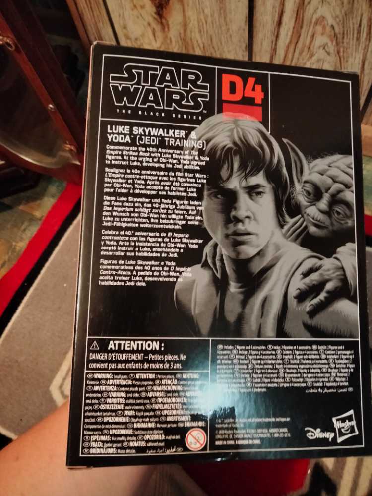 Star Wars: Black Series - Luke Skywalker & Yoda (Jedi Training) - Hasbro (Star Wars - Black Series) action figure collectible [Barcode 5010993722839] - Main Image 2