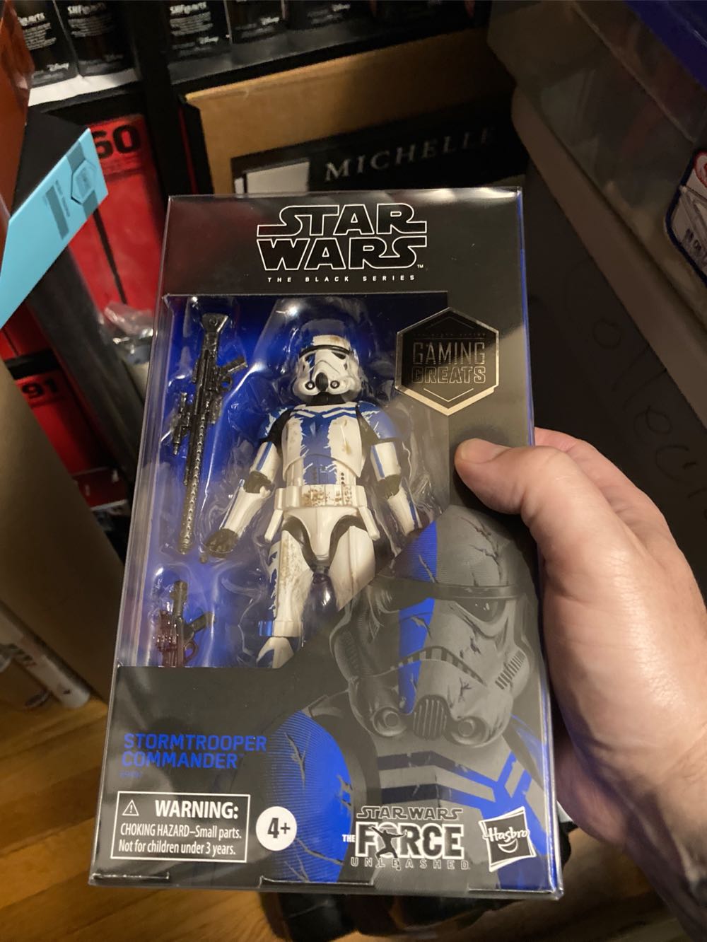 ( Star Wars : Gaming Greats) : Stormtrooper Commander - Hasbro (Star Wars : Gaming Greats) action figure collectible [Barcode 5010993689552] - Main Image 4