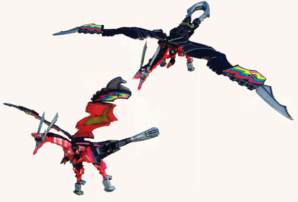 Power Rangers Super Mega Force Mystic Dragon Zord - Bandai (Power Rangers Super Mega force) action figure collectible - Main Image 3