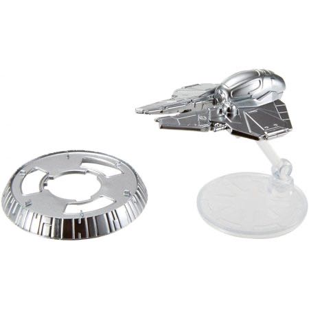 Hot Wheels Star Wars Commemorative Series Obi-wan Kenobbi’s Eta-2 Jedi Starfighter Starship  action figure collectible [Barcode 887961709582] - Main Image 2