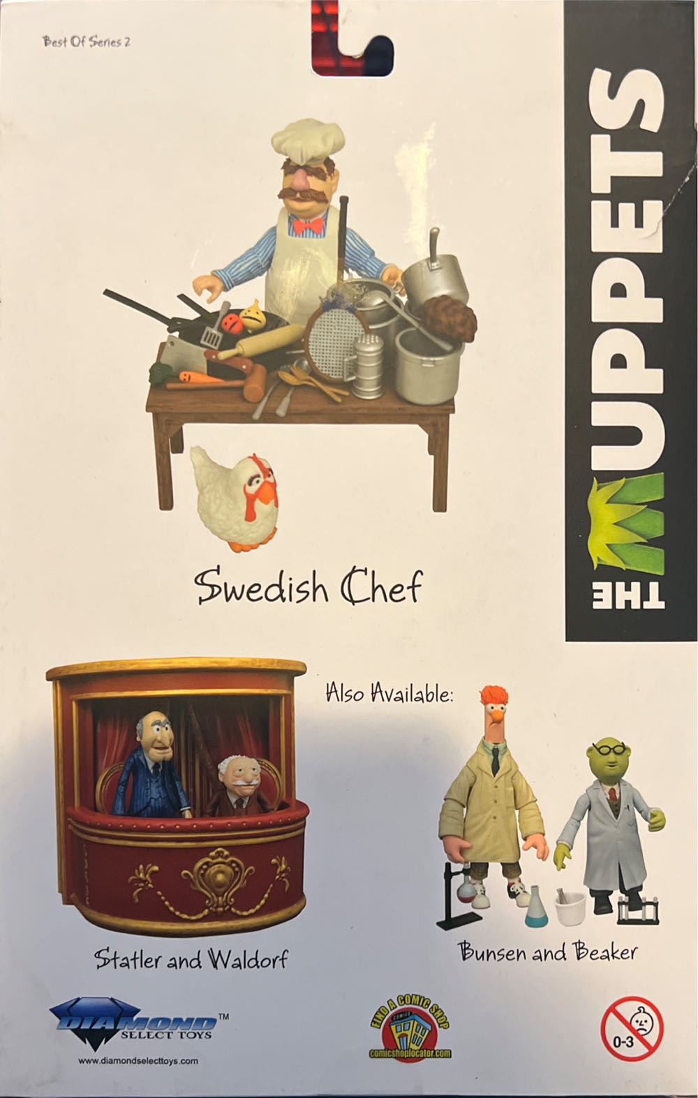 Muppets Swedish Chef - Diamond Select (Diamond Select - The Muppet Show - Best of - Series 2) action figure collectible [Barcode 699788843130] - Main Image 4