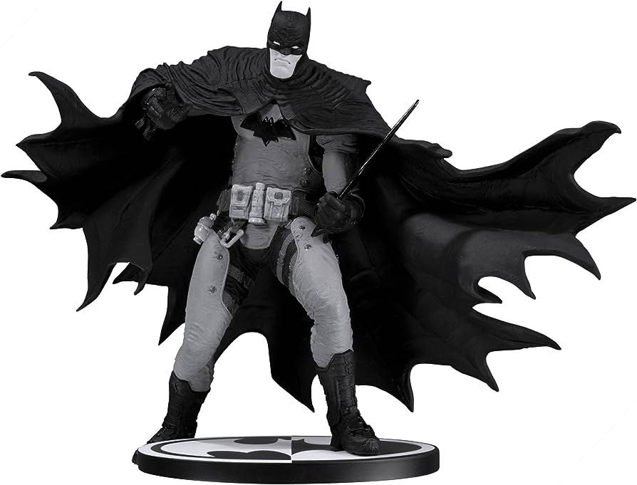Batman Black And White Batman Statue By Rafael Grampa - DC Direct (Batman Black & White) action figure collectible [Barcode 761941313726] - Main Image 2
