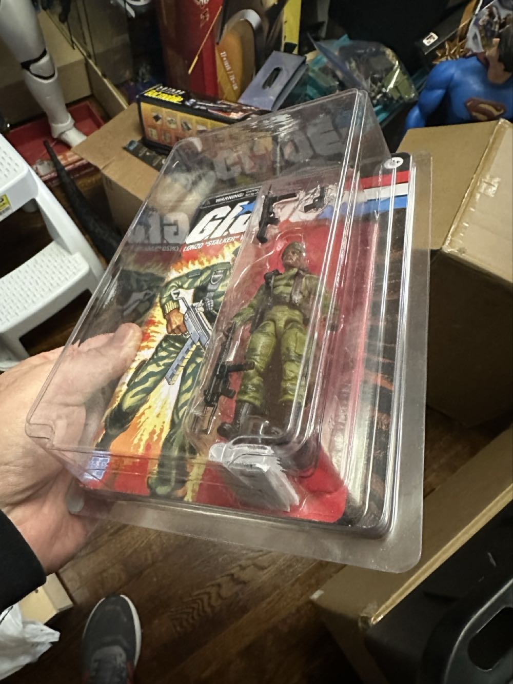Lonzo “Stalker” Wilkinson - Hasbro (G.I. Joe Retro Collection) action figure collectible [Barcode 5010993852727] - Main Image 3