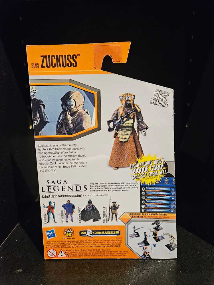 Zuckuss - Hasbro (Saga Legends - Galactic Battle Game) action figure collectible [Barcode 653569516828] - Main Image 2