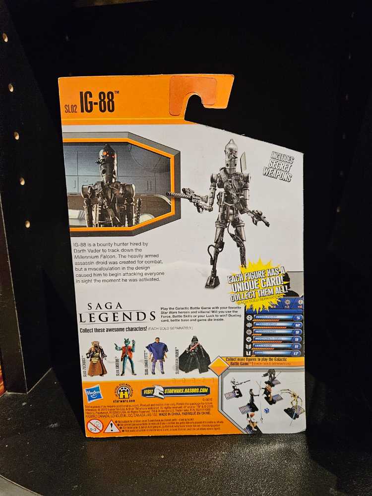 IG-88 - Hasbro (Saga Legends - Galactic Battle Game) action figure collectible [Barcode 653569516811] - Main Image 2