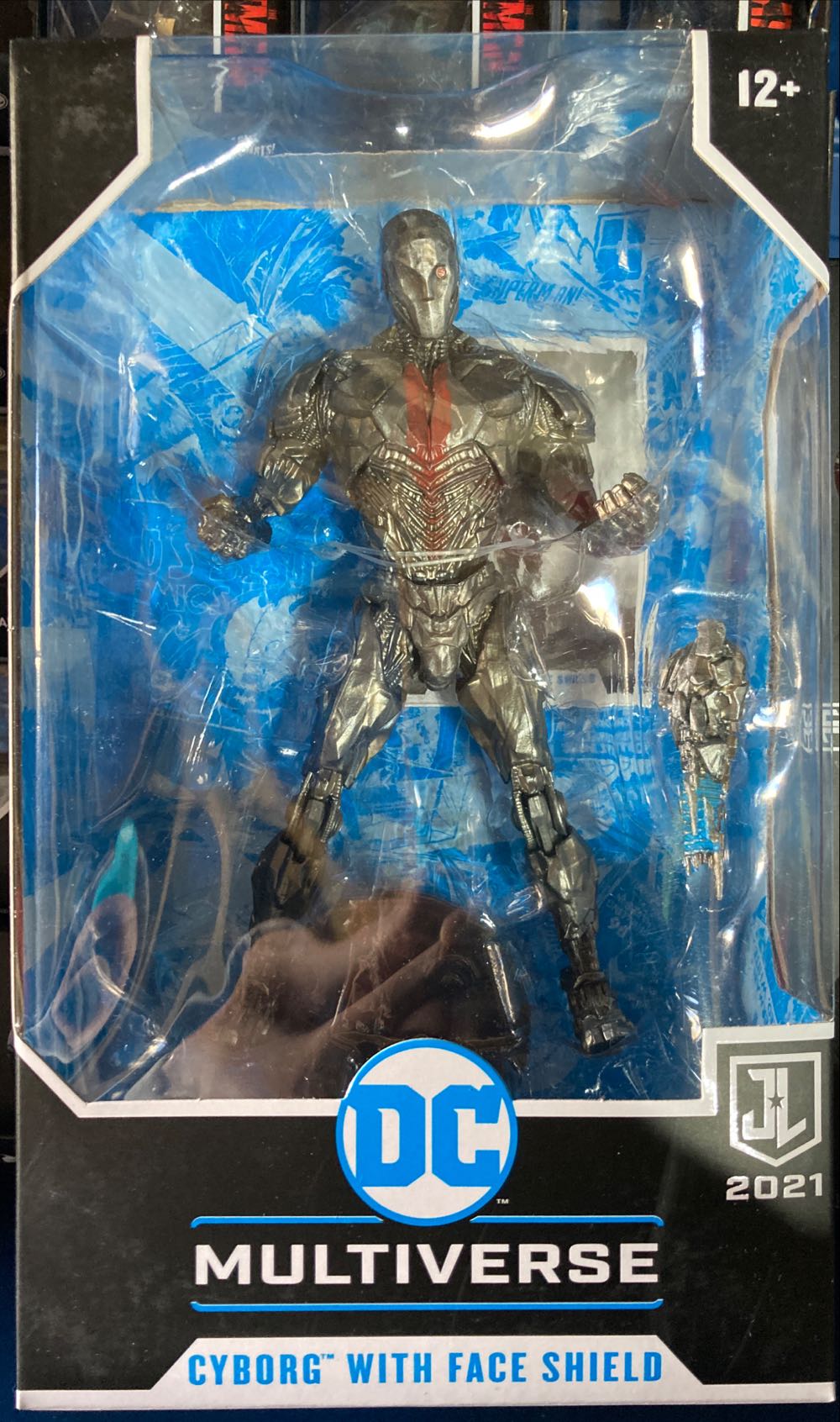 Cyborg with Face Shield (Helmet) - Mcfarlene Toys (Zack Snyder’s Justice League) action figure collectible [Barcode 787926150971] - Main Image 4