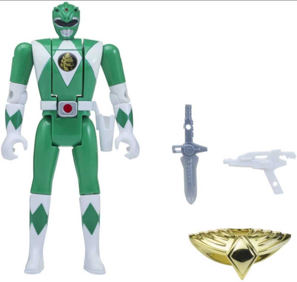 Auto-Morphin Power Ranger  Tommy (Green) - Bandai (Mighty Morphin Power Rangers) action figure collectible - Main Image 4
