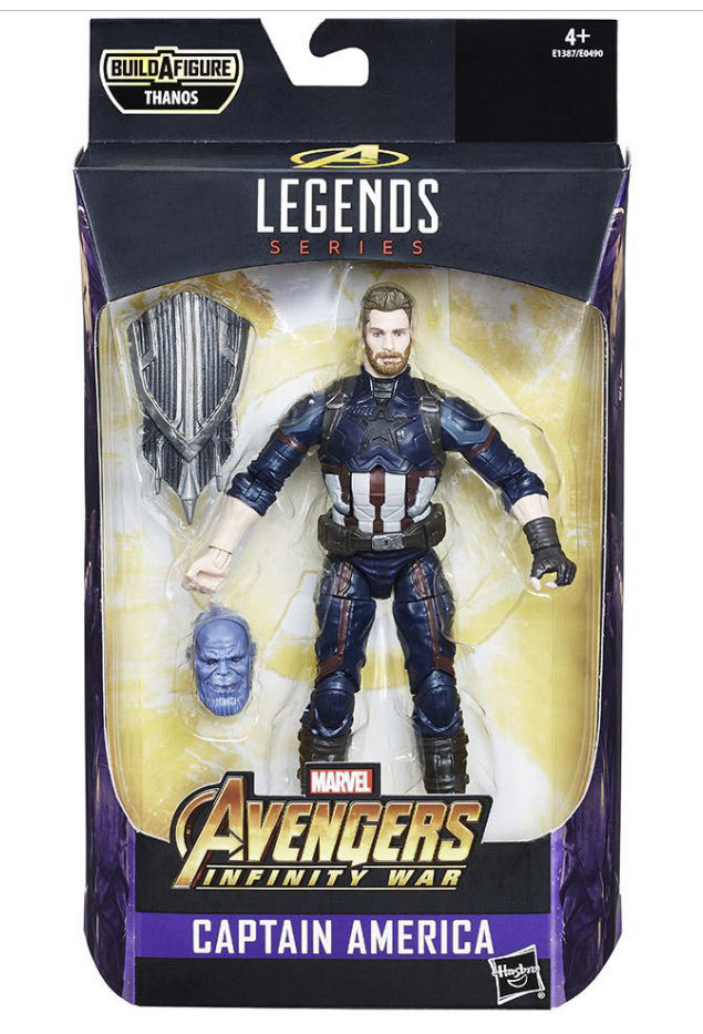 Captain America - Hasbro (Avengers Infinity War Marvel Legends) action figure collectible - Main Image 1