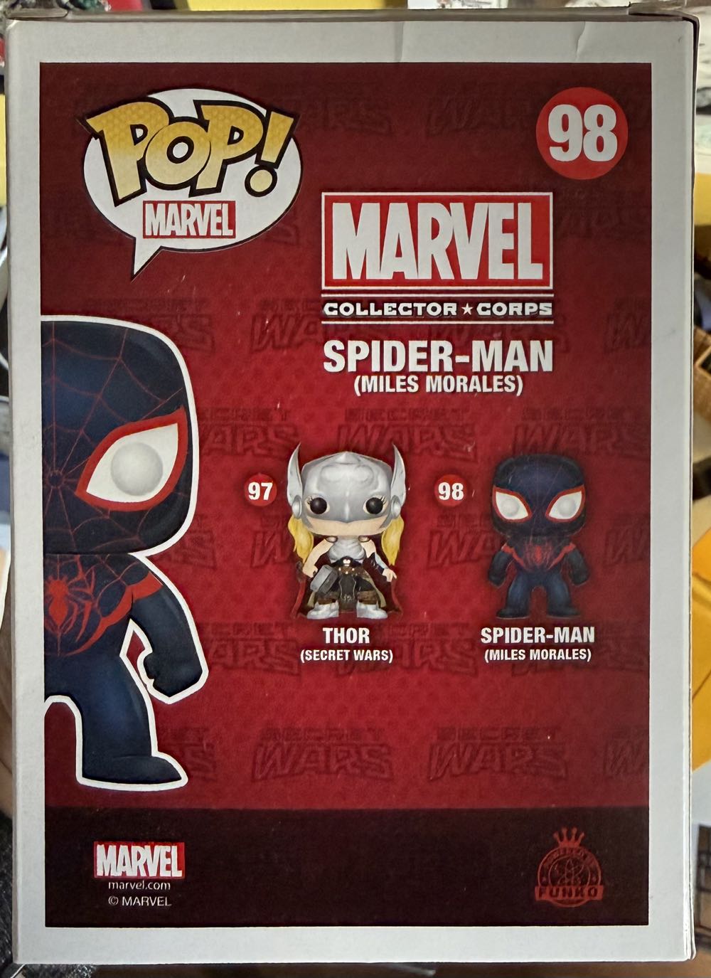 POP! Spider-Man (Miles Morales) - Funko action figure collectible - Main Image 2