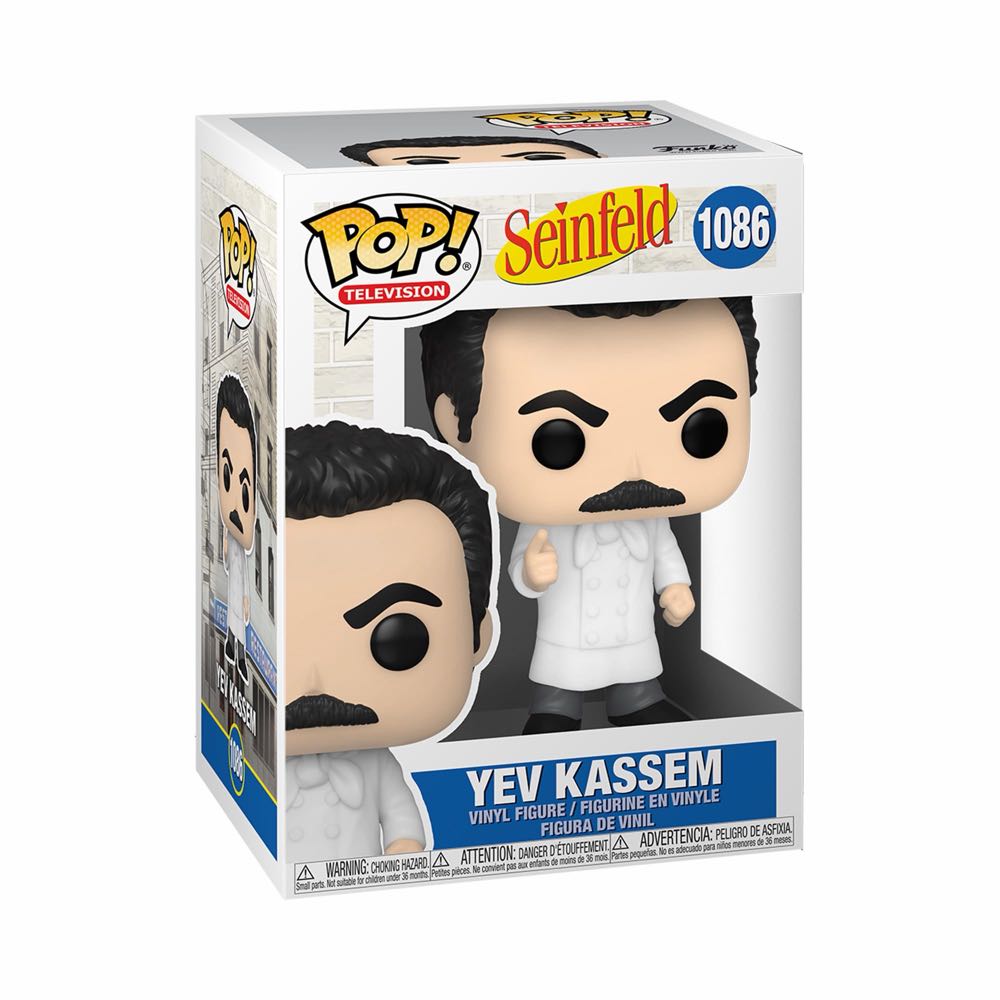 Seinfeld Yev Kassem (Soup Nazi) Funko  #1086 - Funko (Seinfeld) action figure collectible [Barcode 889698546850] - Main Image 2