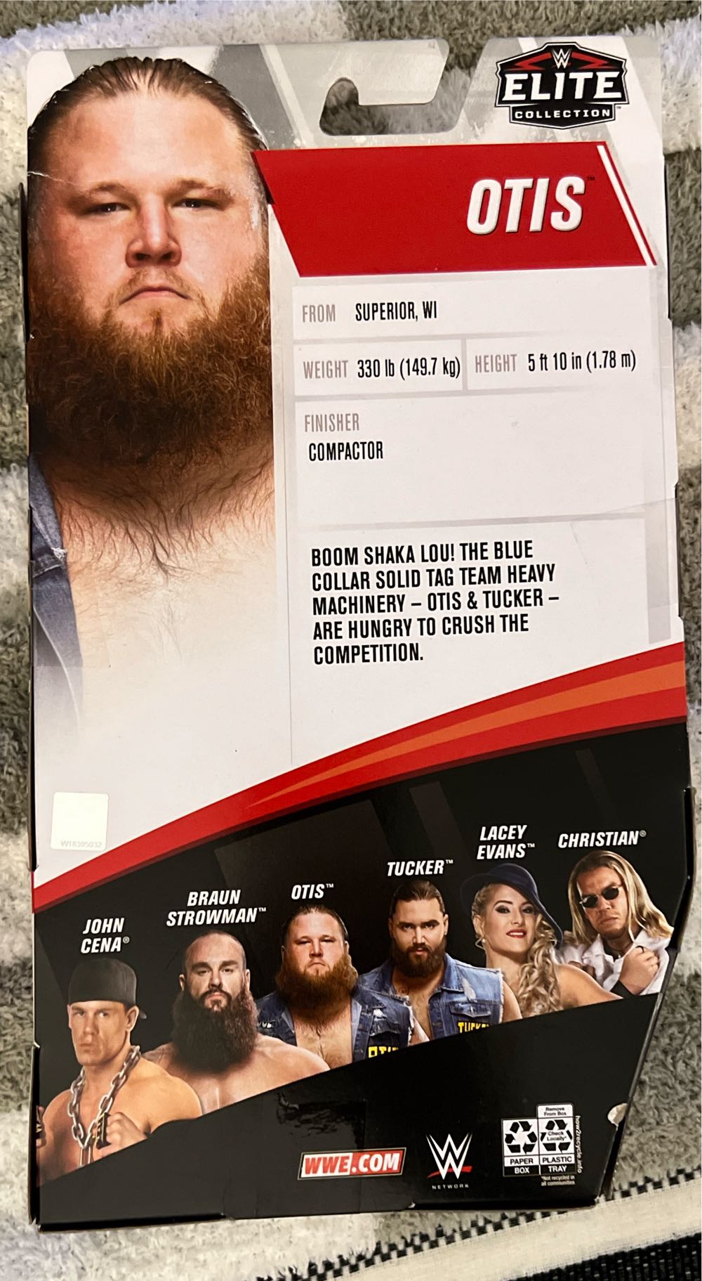 Otis - Mattel Wwe (Elite Collection) action figure collectible [Barcode 887961830507] - Main Image 2