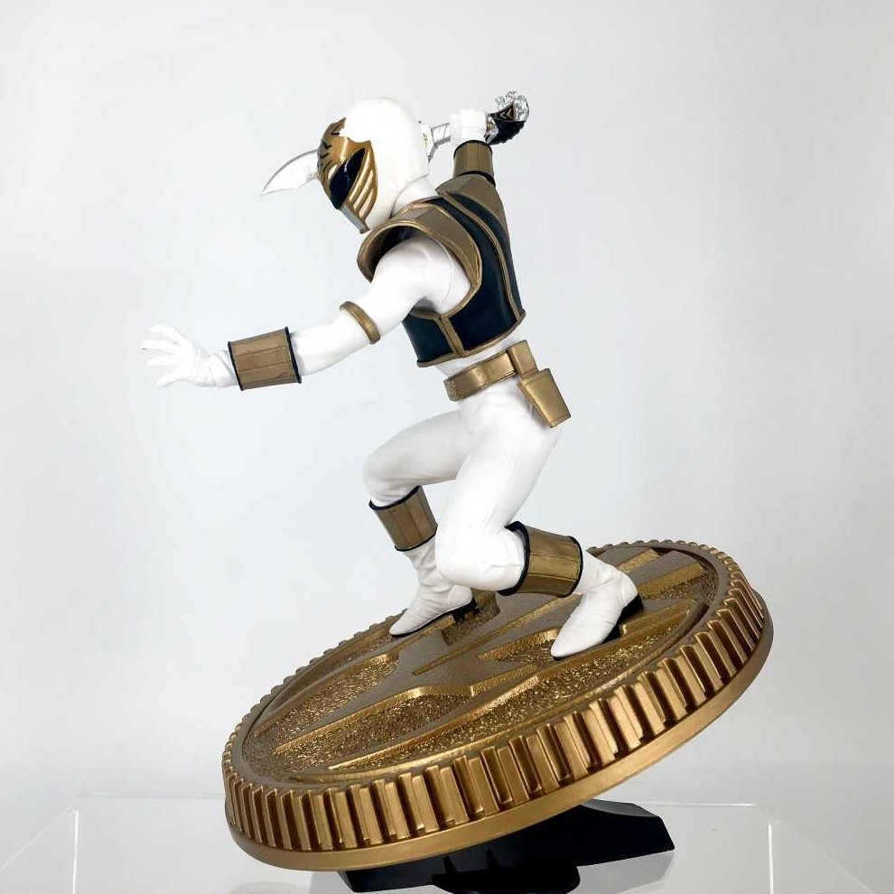 White Ranger Collectible Figure - PCS Collectibles (Power Rangers PCS Collectibles) action figure collectible - Main Image 4