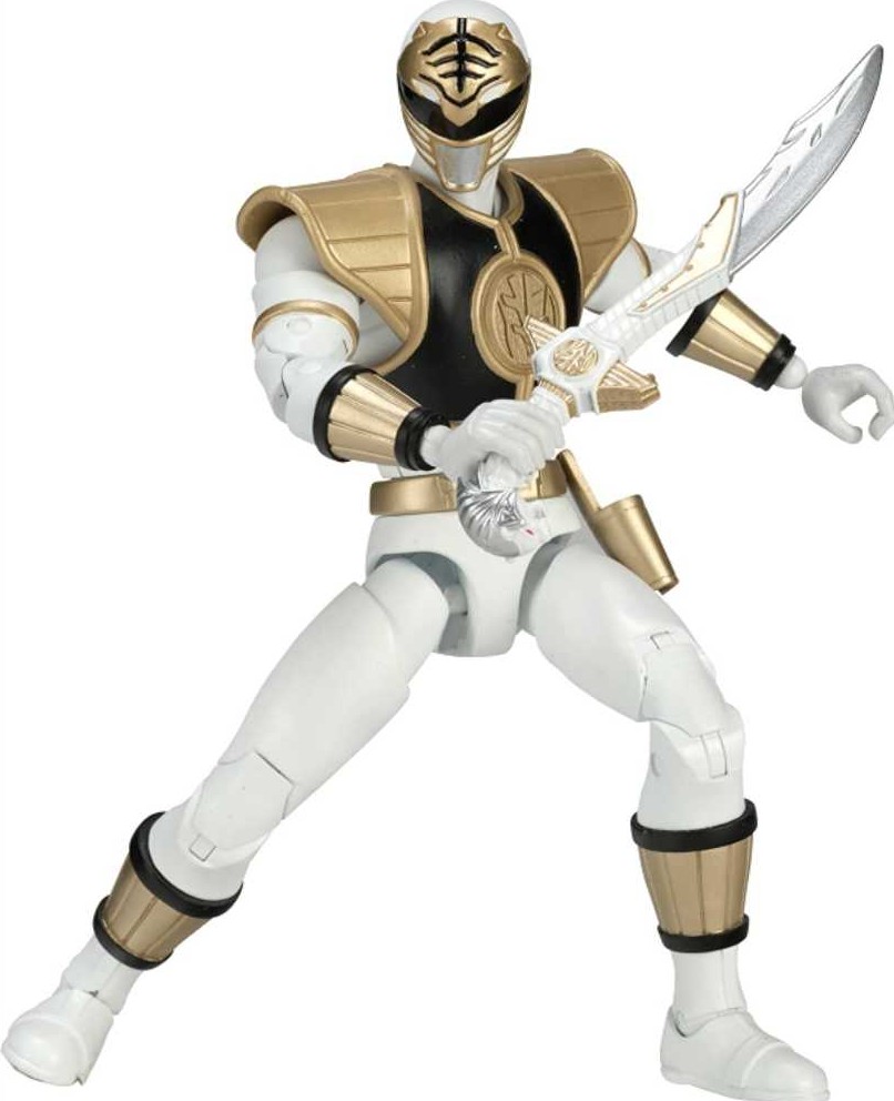 Mighty Morphin White Ranger - Bandai (Power Rangers Legacy Collection) action figure collectible - Main Image 3