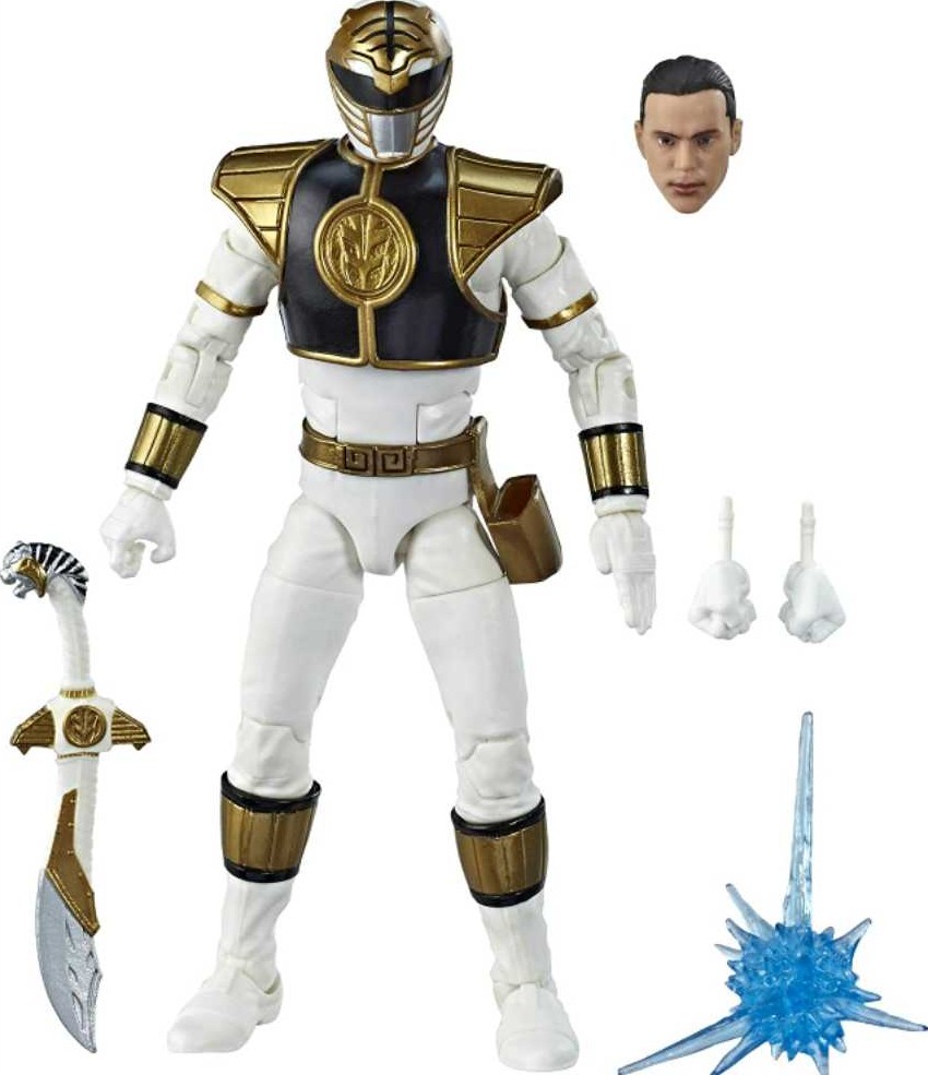MMPR White Ranger - Hasbro (Power Rangers Lightning Collection) action figure collectible - Main Image 2