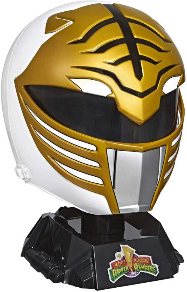 Mighty Morphin White Ranger 1/1 Scale Helmet - Hasbro (Power Rangers Lightning Collection) action figure collectible - Main Image 2