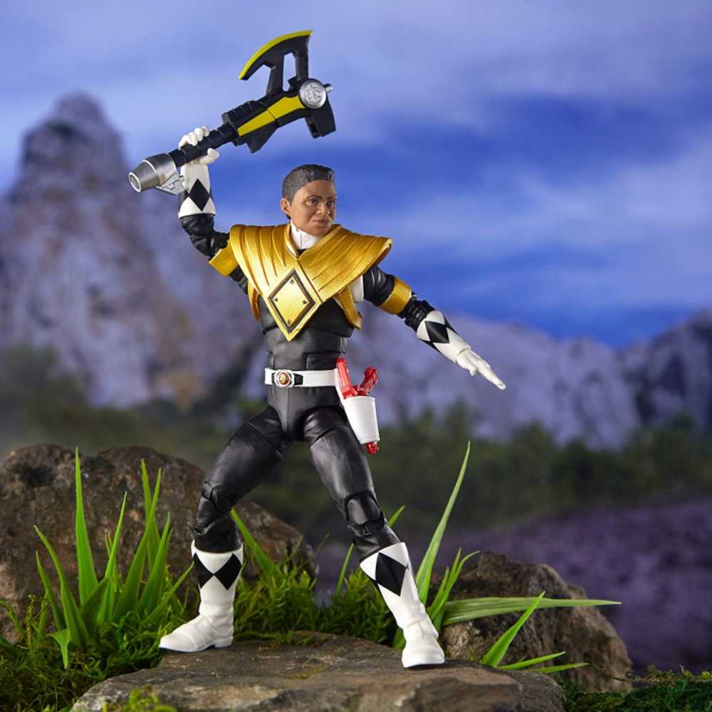 Mighty Morphin Dragon Shield Black Ranger - Hasbro (Power Rangers Lightning Collection) action figure collectible - Main Image 4
