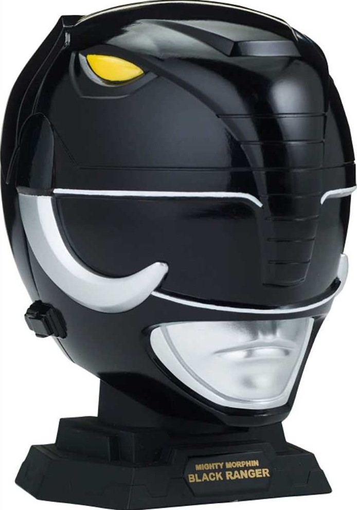 Mighty Morphin Black Ranger 1/4 Scale Helmet - Bandai (Power Rangers Legacy Collection) action figure collectible - Main Image 3