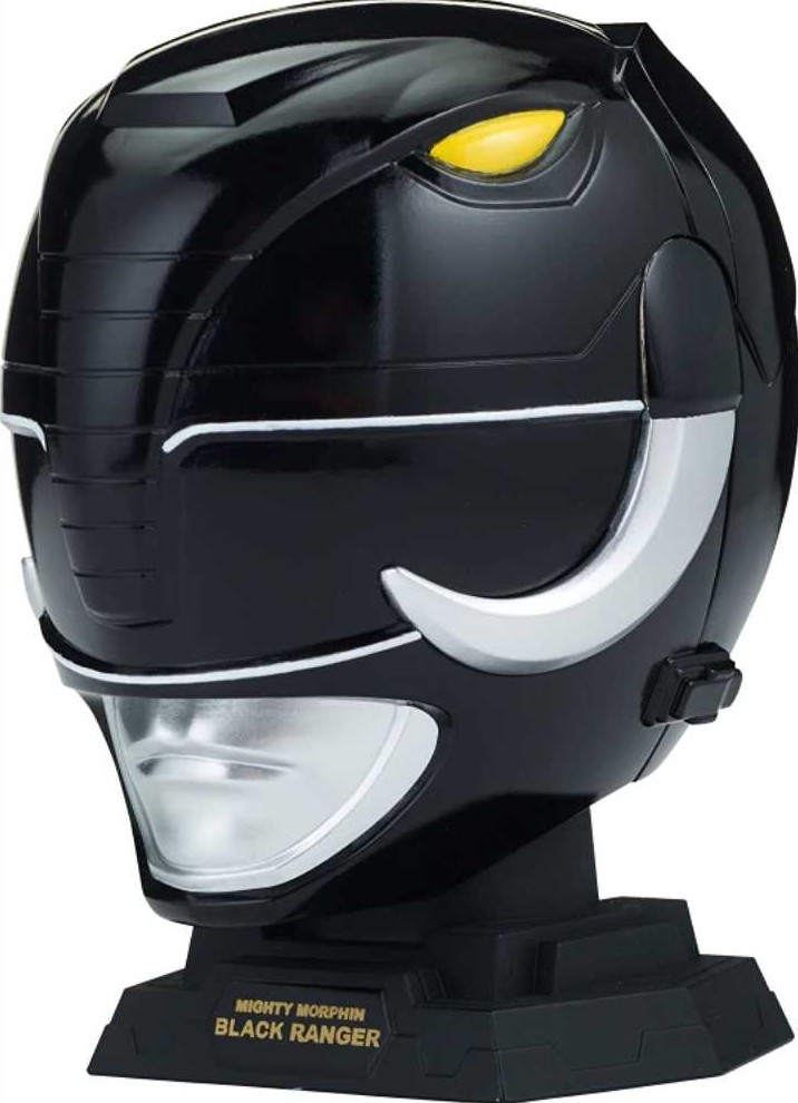 Mighty Morphin Black Ranger 1/4 Scale Helmet - Bandai (Power Rangers Legacy Collection) action figure collectible - Main Image 4