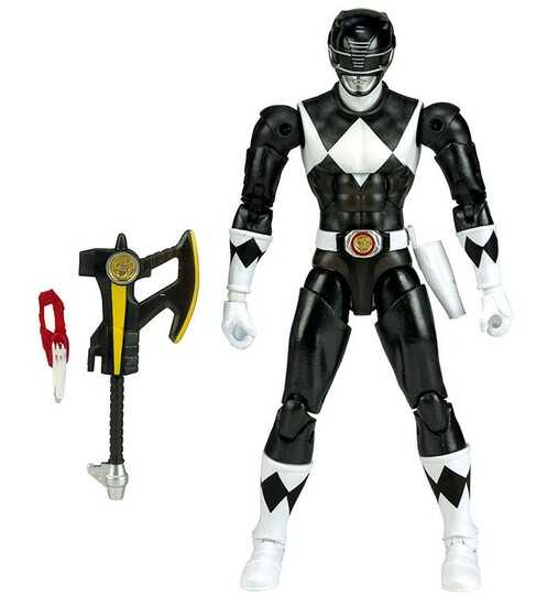 Mighty Morphin Black Ranger - Bandai (Power Rangers Legacy Collection) action figure collectible - Main Image 2