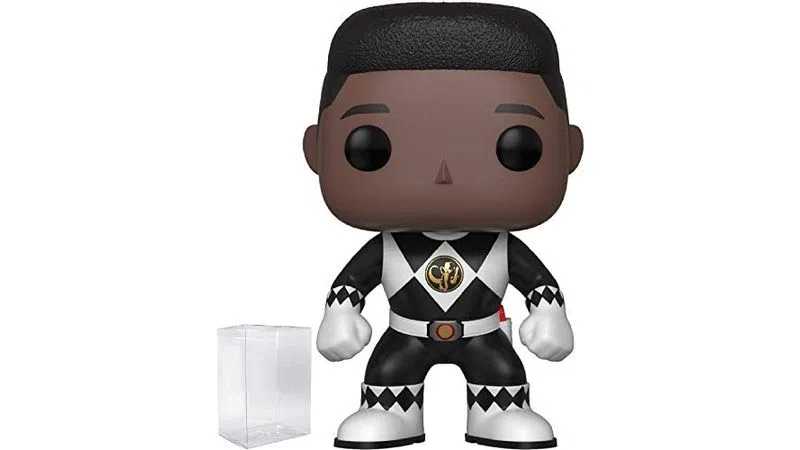 Black Ranger (No Helmet) Collectible Figure - Funko Pop (Power Rangers Funko Pop) action figure collectible - Main Image 2
