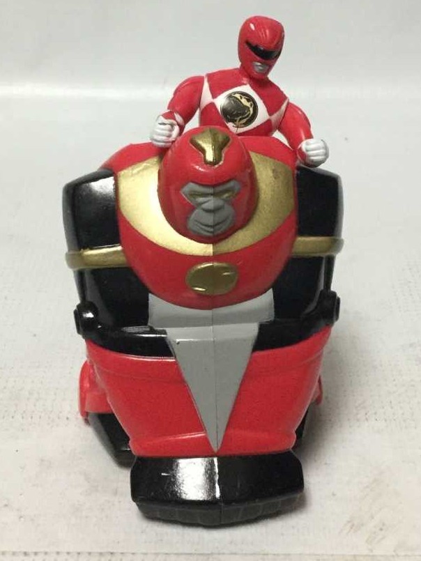 Red Ranger & Ape Ninjazord - McDonalds (Power Rangers McDonalds 1995 Movie Collection) action figure collectible - Main Image 2