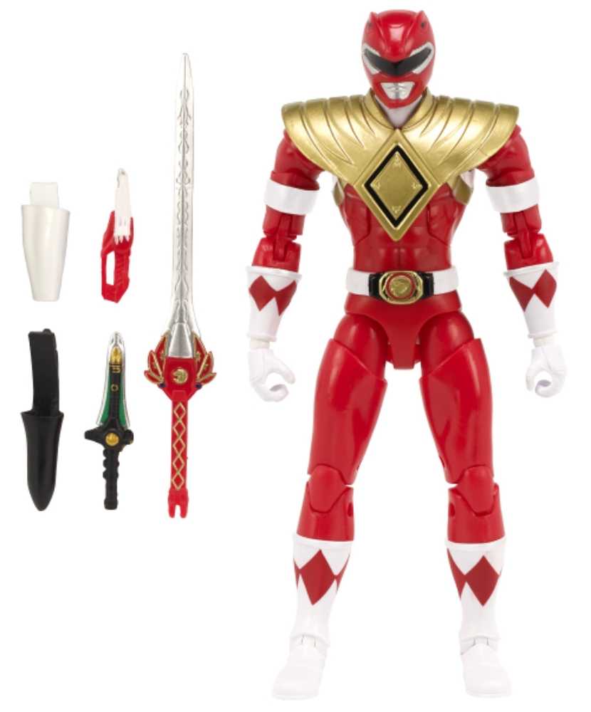 Mighty Morphin Red Ranger (Armored) - Bandai (Power Rangers Legacy Collection) action figure collectible - Main Image 2