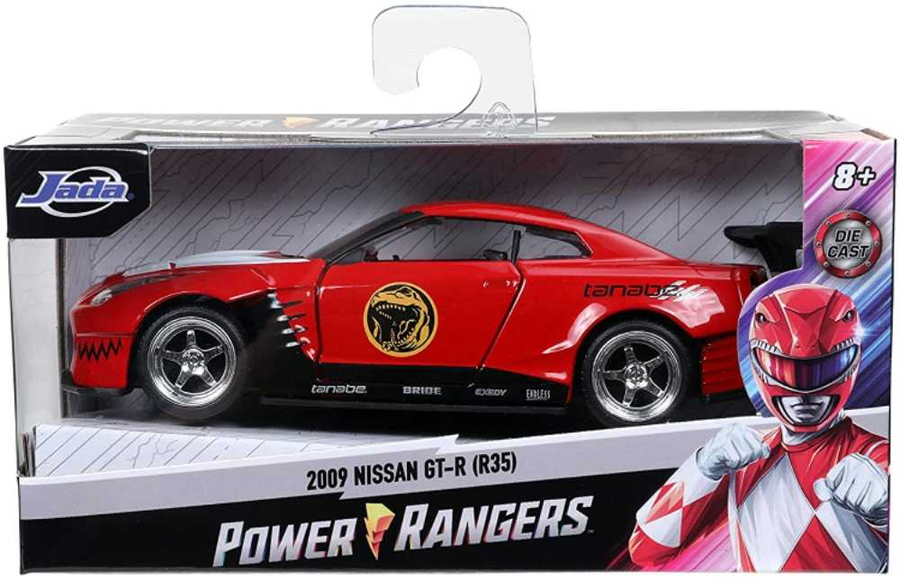 Red Ranger 2009 Nissan GT-R (R35) - Jada Toys (Power Rangers Die-Cast Collection) action figure collectible - Main Image 1