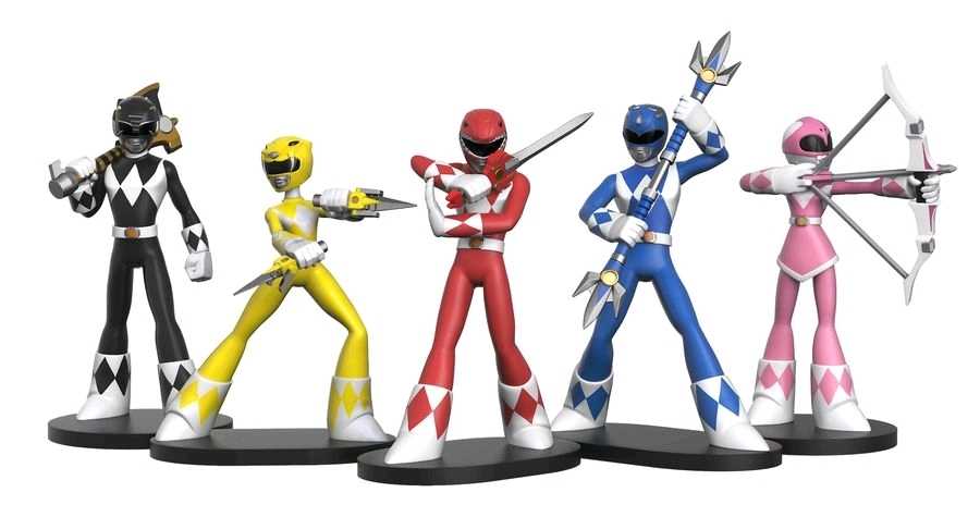 Mighty Morphin Power Rangers - Funko Pop (Power Rangers Funko Heroworld) action figure collectible - Main Image 2