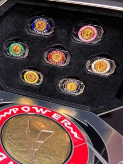 Might Morphin Power Rangers Books a Million Power Morpher Pin Set - Books a Million (Power Rangers Books a Million Collection) action figure collectible - Main Image 2
