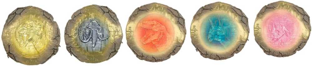 Power Rangers Movie Legacy Coins - Bandai (Power Rangers Legacy Coin Collection) action figure collectible - Main Image 2