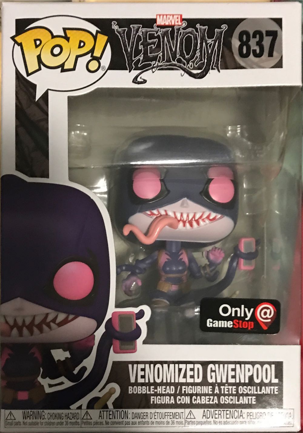 Marvel: Venomized Gwenpool GameStop Exclusive #837  action figure collectible [Barcode 889698545761] - Main Image 2